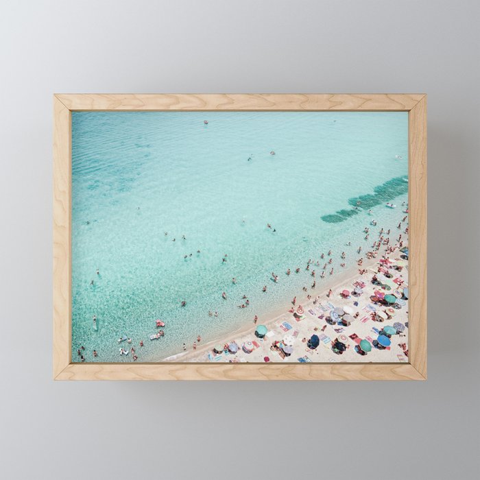 Busy Beach Mini Art Print Gallery Image 1