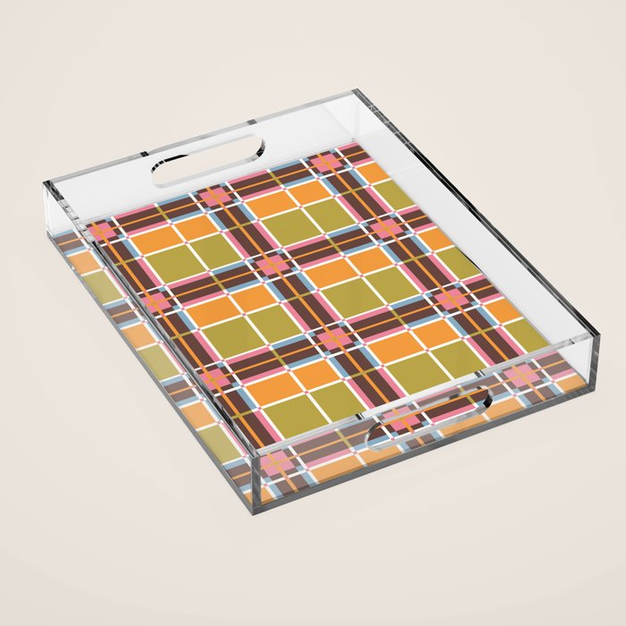 Bold Lines and Blocks Acrylic Tray Gallery Image 1