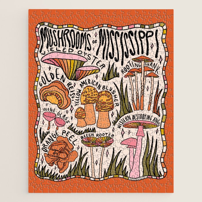 Mushrooms of Mississippi Jigsaw Puzzle Gallery Image 1