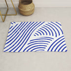 blue summer lines Rug Gallery Image 1