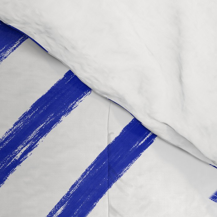 blue summer lines Comforter Gallery Image 4