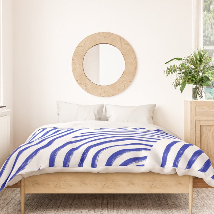 blue summer lines Duvet Cover Gallery Image 3