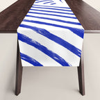 blue summer lines Table Runner Gallery Image 1