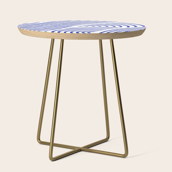 blue summer lines Side Table Gallery Image 1
