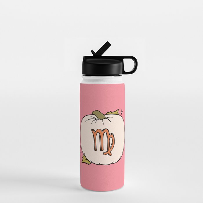 Virgo Pumpkin Water Bottle Gallery Image 1