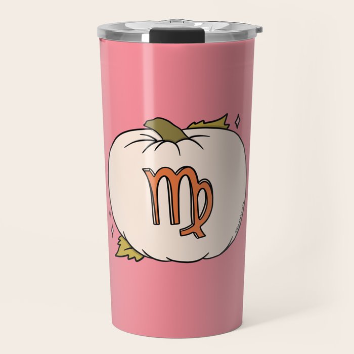Virgo Pumpkin Travel Mug Gallery Image 1