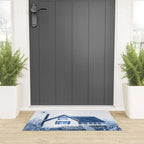 The Old Country Farm in Navy Blue - Farm House Decor Welcome Mat Gallery Image 3
