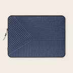 Lines (Navy) Laptop Sleeve Gallery Image 1