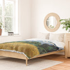 Wheat Field with Cypresses by Vincent van Gogh Duvet Cover Gallery Image 2
