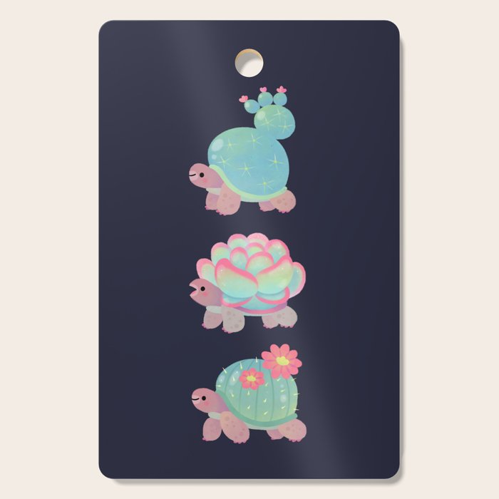 Cactus tortoise Cutting Board Gallery Image 1