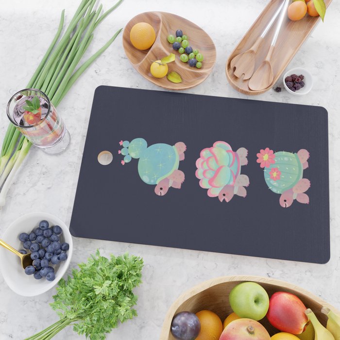 Cactus tortoise Cutting Board Gallery Image 2