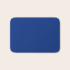 Sapphire Blue Solid Color Bath Mat Gallery Image 1
