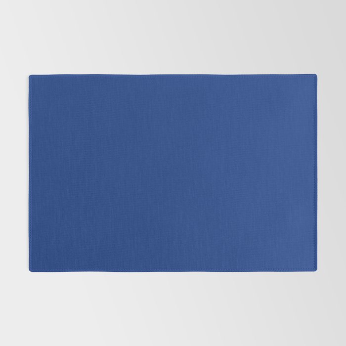 Sapphire Blue Solid Color Rug Gallery Image 2