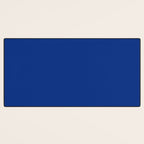 Sapphire Blue Solid Color Desk Mat Gallery Image 3
