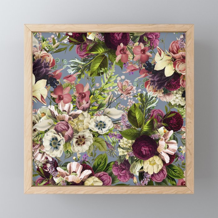 Modena Vintage Florals Mini Art Print Gallery Image 1