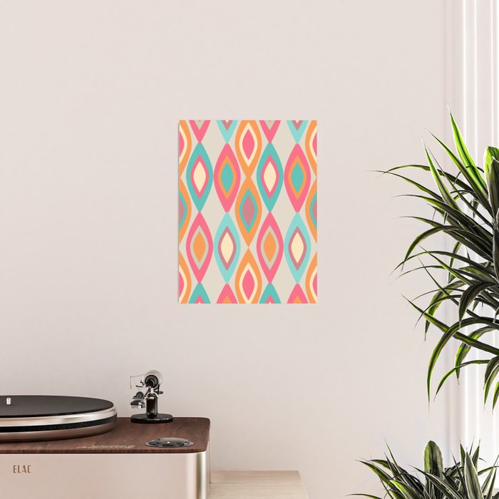 Alegre Midcentury Modern Poster Gallery Image 2