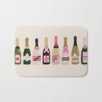 French Champagne Collection - Pink & Green Bath Mat Gallery Image 1