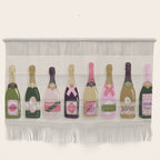 French Champagne Collection - Pink & Green Wall Hanging Gallery Image 1