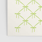 Bows & Ribbons Pattern V Green Poster Gallery Image 3