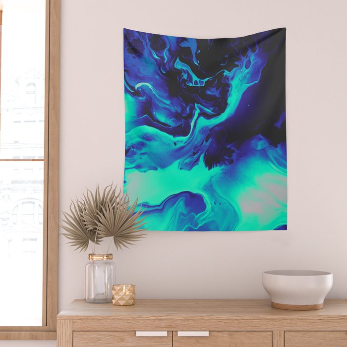 RAMONA FLOWERS Wall Tapestry Gallery Image 2