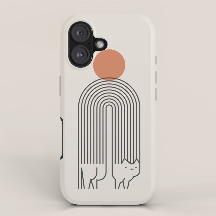 Cat Landscape 94 iPhone Case Gallery Image 1