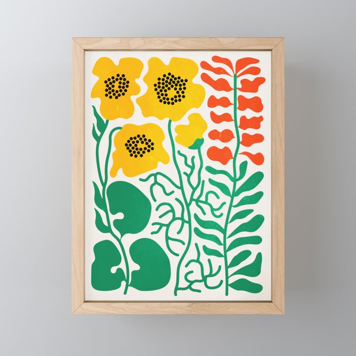 Flowers & Branches II Mini Art Print Gallery Image 1