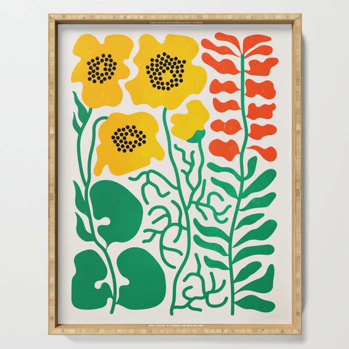Flowers & Branches II Serving Tray Gallery Image 1