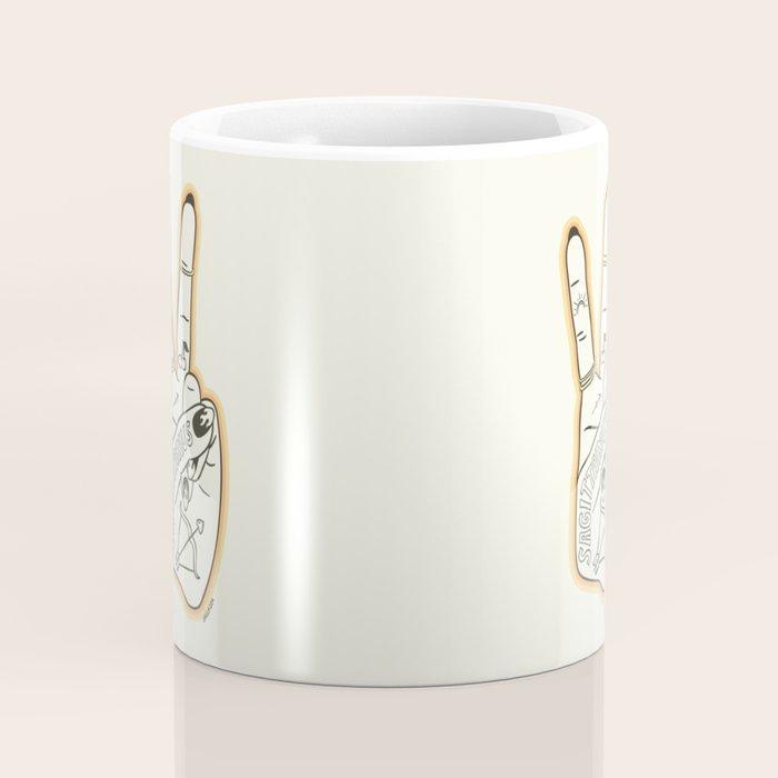 Sagittarius Hand Coffee Mug Gallery Image 4
