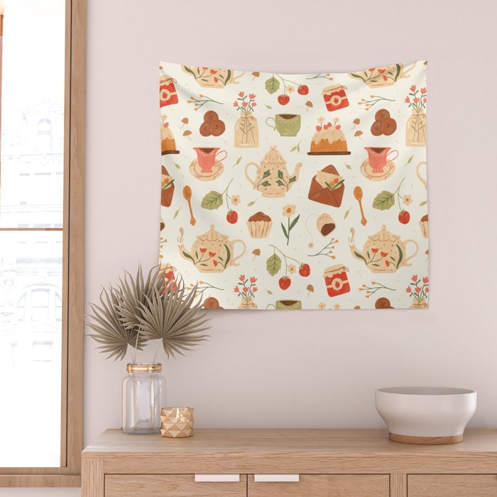 The Tea Party Wall Tapestry Gallery Image 2