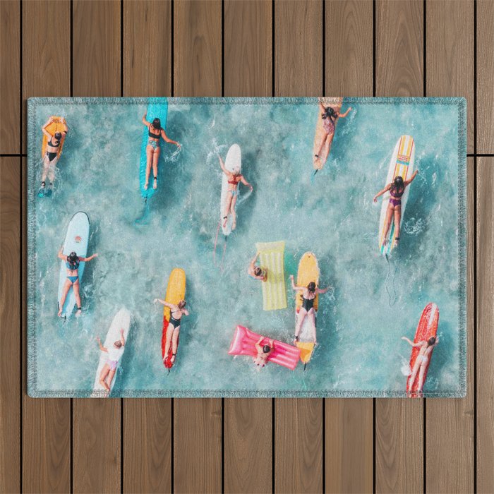 Surf Sisters Outdoor Rug Gallery Image 1