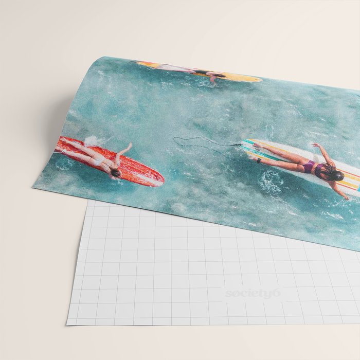 Surf Sisters Wrapping Paper Gallery Image 2