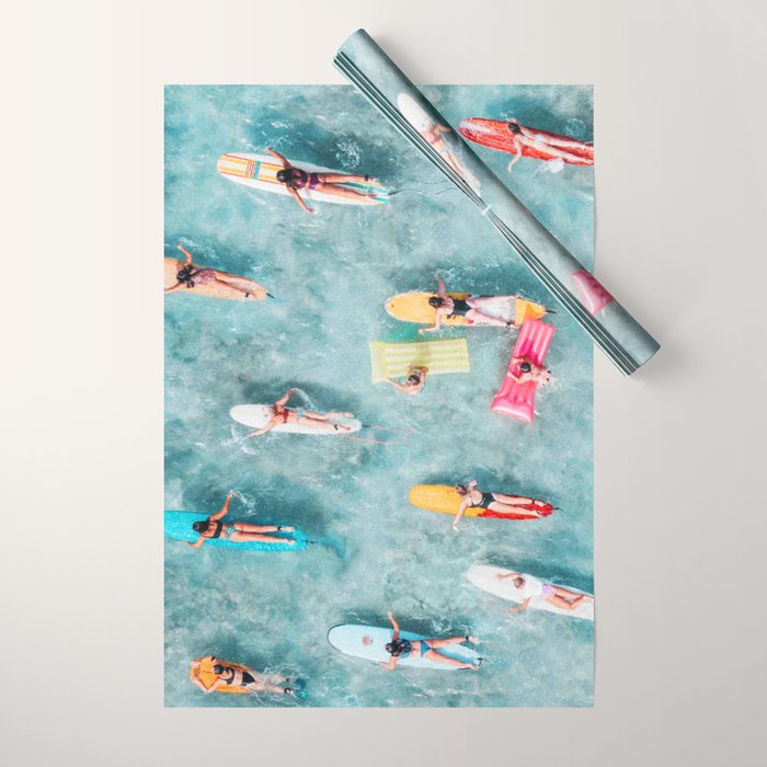 Surf Sisters Wrapping Paper Gallery Image 1