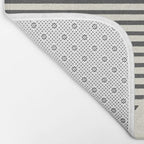 Semicircle Stripes - Green Bath Mat Gallery Image 2
