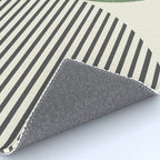 Semicircle Stripes - Green Rug Gallery Image 4