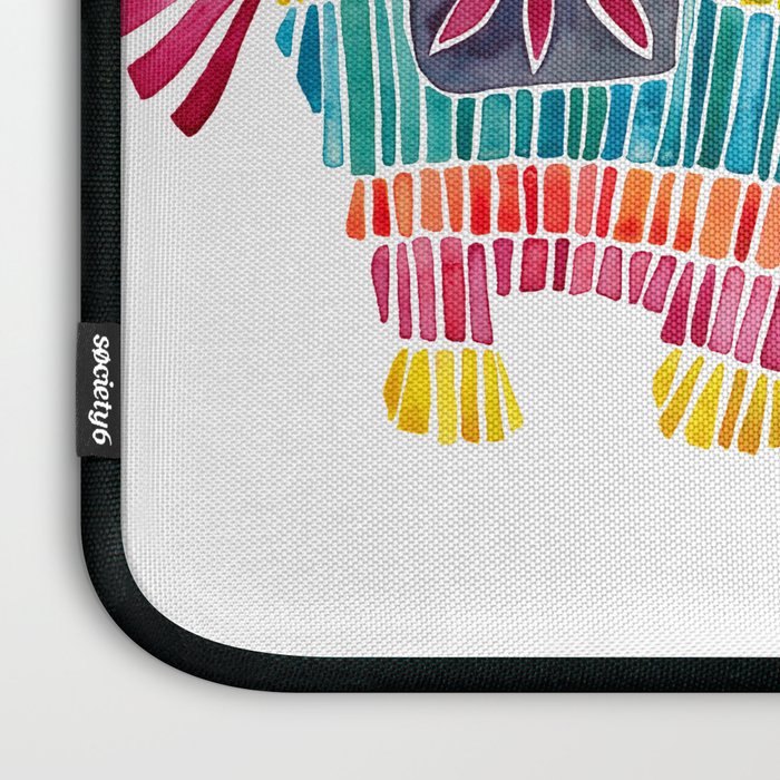 Mexican Donkey PinÌata - CMYK Palette Laptop Sleeve Gallery Image 3