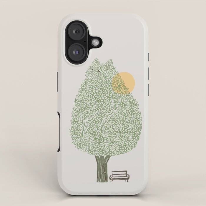 Cat and Plant 61: Cat Tree iPhone Case Gallery Image 1