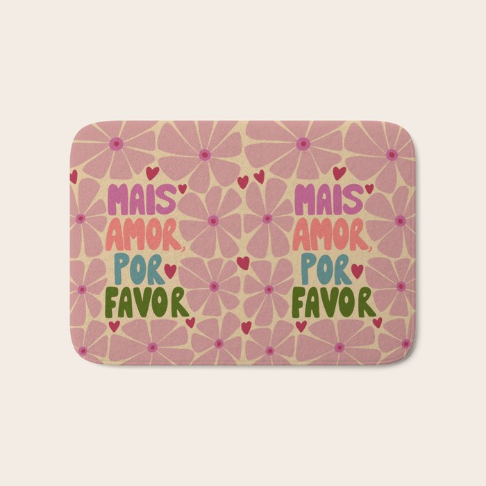 Mais amor, por favor! Bath Mat Gallery Image 1