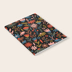 Exotic Midnight Floral Garden Notebook Gallery Image 2