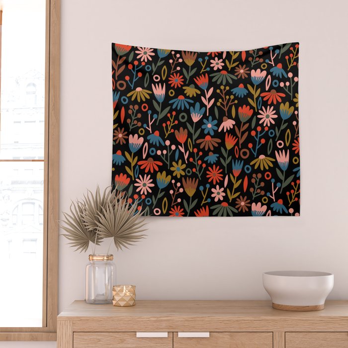 Tapisserie Décorative Murale Française Médiévale Noire - 144x42 Cm - Occasion