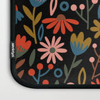 Exotic Midnight Floral Garden Laptop Sleeve Gallery Image 3