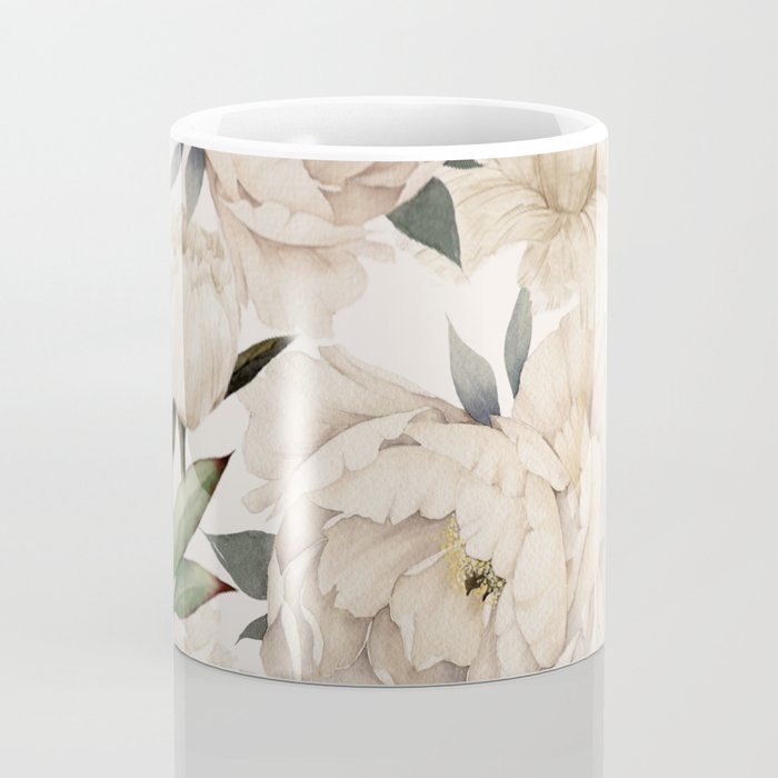 Peonies Pattern Coffee Mug Gallery Image 4