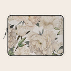 Peonies Pattern Laptop Sleeve Gallery Image 1