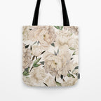 Peonies Pattern Tote Bag Gallery Image 1