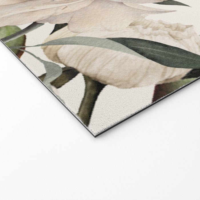 Peonies Pattern Welcome Mat Gallery Image 2