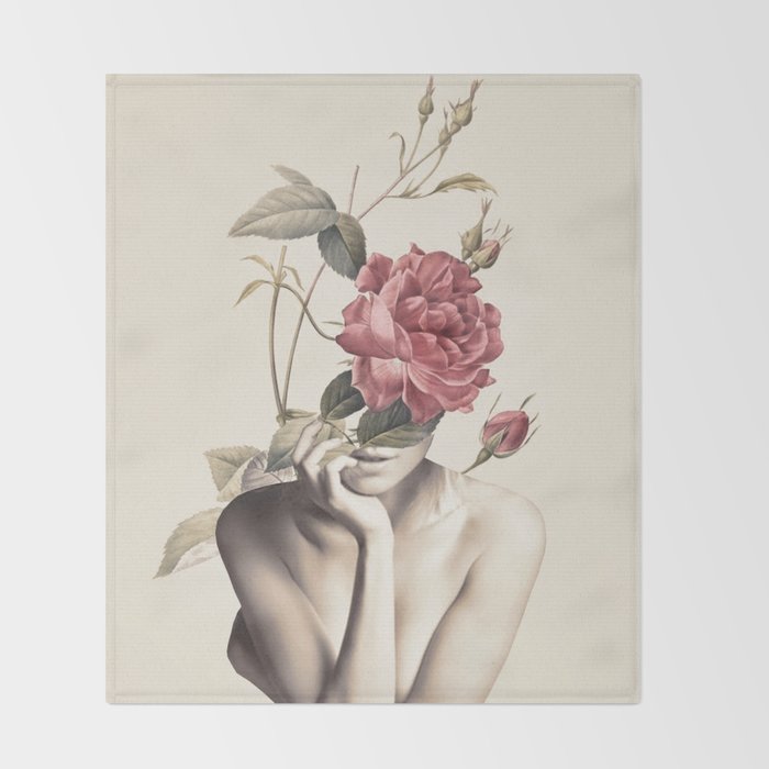 Bloom 3 Throw Blanket Gallery Image 2