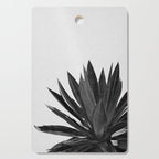 Agave Cactus Black & White Cutting Board Gallery Image 1