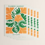Blaze & Green: Les Fleurs | Flower Market 03 | Spring Summer 23 Wrapping Paper Gallery Image 3