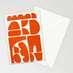 Modern Abstract Shapes 22 Stationery Card Gallery Image 2