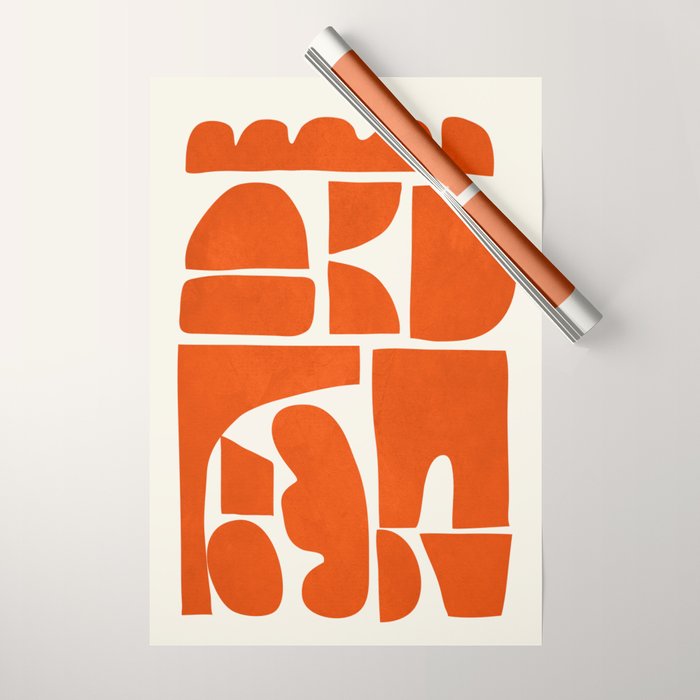 Modern Abstract Shapes 22 Wrapping Paper Gallery Image 1