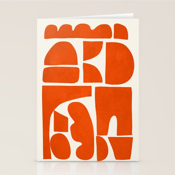 Modern Abstract Shapes 22 Stationery Card Gallery Image 2